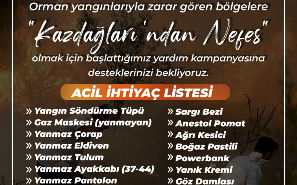 Balıkesir Edremit’te Kaz Dağları’ndan nefes