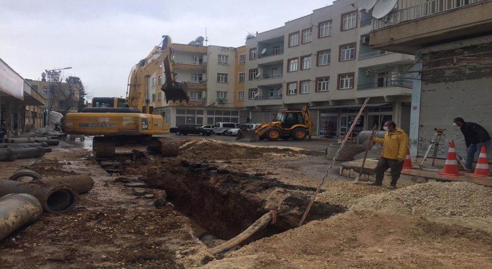 Adıyaman Belediyesi’nden altyapı mesaisi