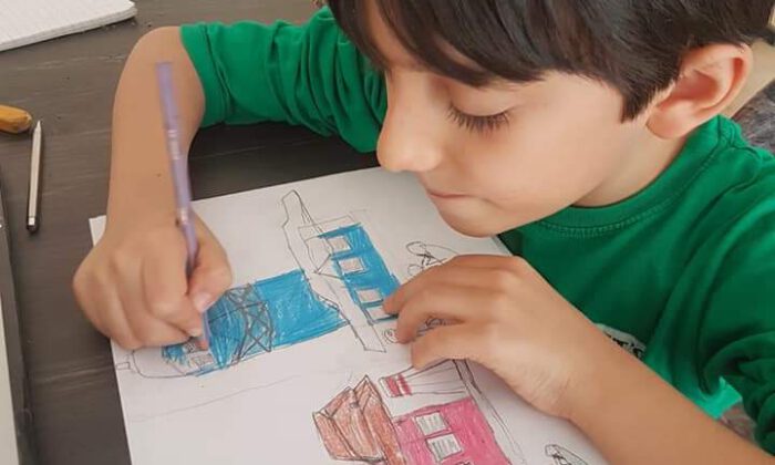 Nilüferli çocukların karikatür ‘Kahraman’ı