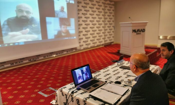 MÜSİAD yönetiminden online toplantı