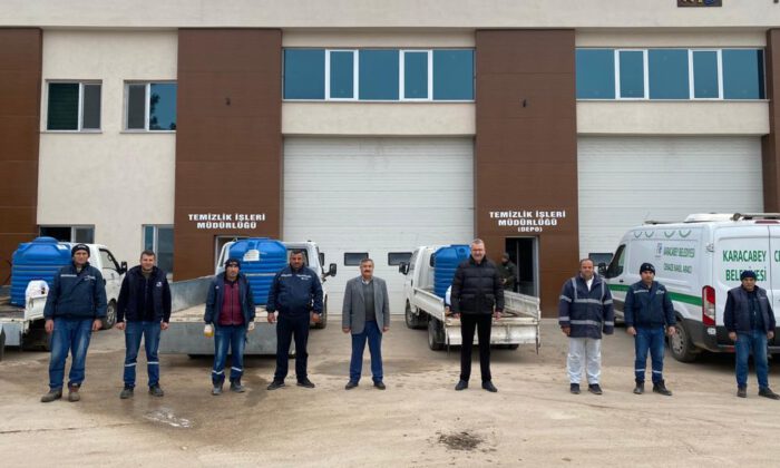 Karacabey Belediye Başkanı Ali Özkan personelini unutmadı