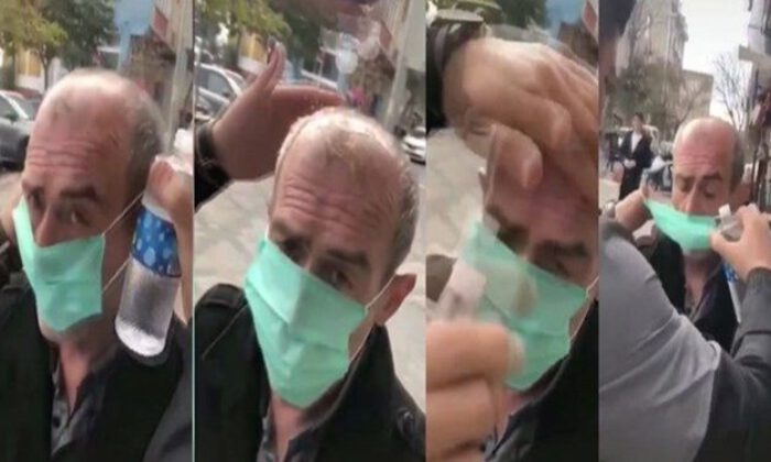 Yaşlıya kolonya döken gencin cezası belli oldu