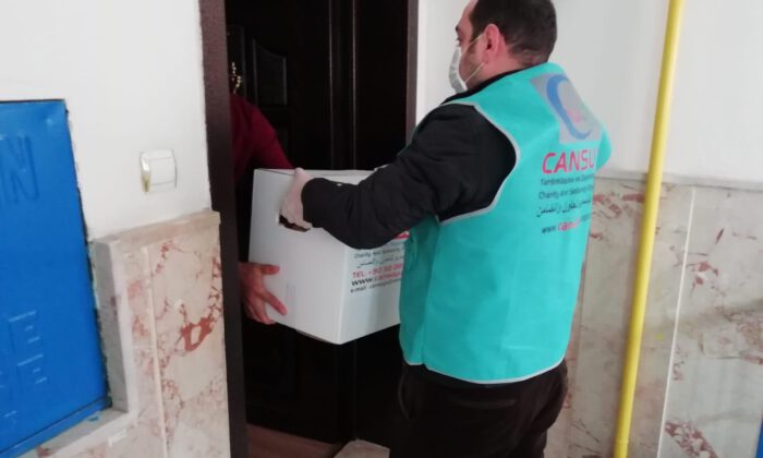 İhtiyaç sahiplerinin evlerine ‘Cansuyu’
