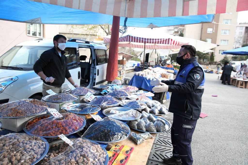 Nilüfer zabıtasından Coronavirüs denetimi