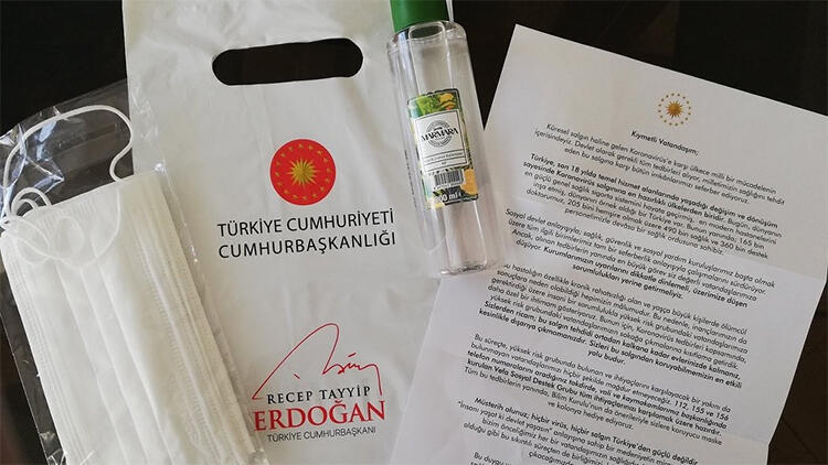 Cumhurbaşkanı’ndan vatandaşlara mektuplu paket