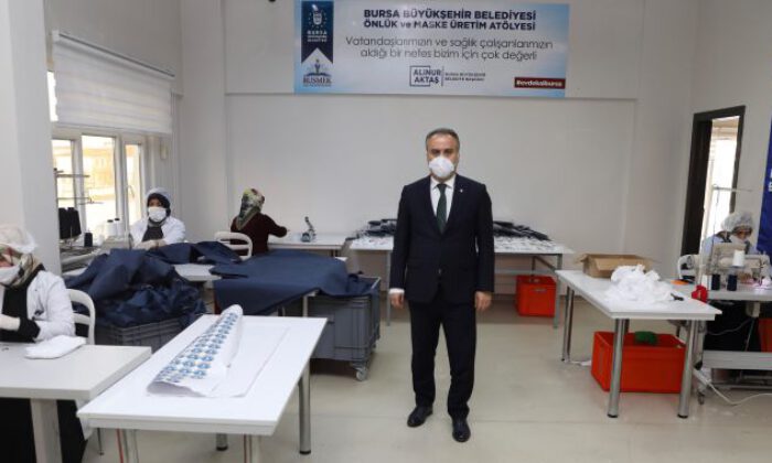 Bursa’nın maskesini Bursa üretiyor