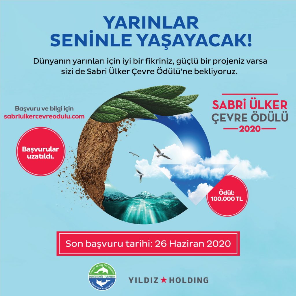 Sabri Ülker Çevre Ödülü’ne başvuru süresi uzatıldı