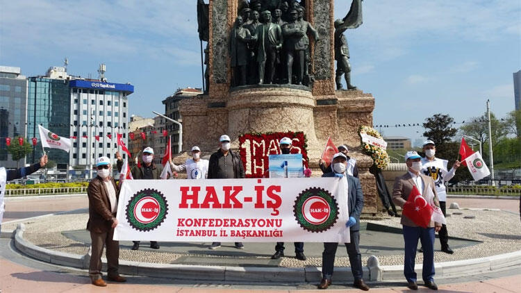 Sendikalardan 1 Mayıs’ta Taksim’e çelenk