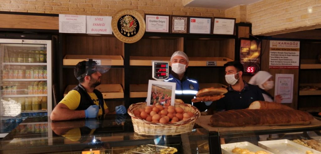 Gürsu zabıtası ‘pide’ nöbetinde