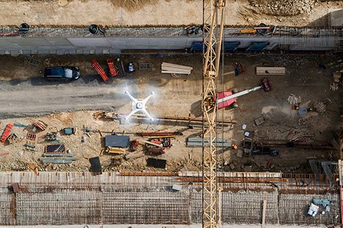 İHA ve dron inşaatların gözü kulağı oluyor