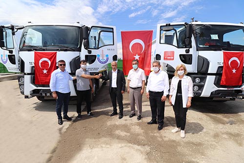 Yenişehir’e yeni çöp araçları