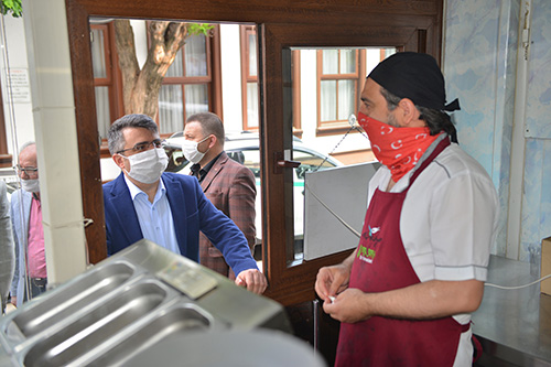 Yıldrım esnafına Corona sonrası ilk ziyaret