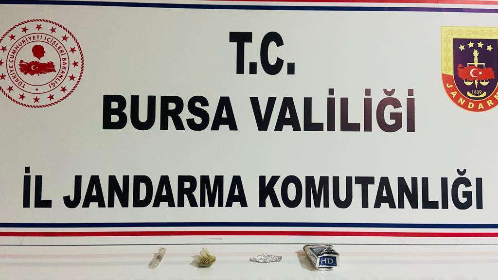 Bursa jandarmasından uyuşturucu operasyonu