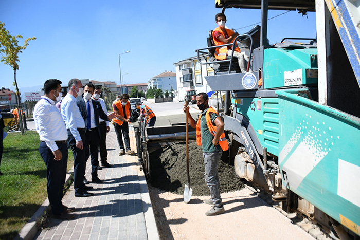 İnegöl beton yola devam edecek