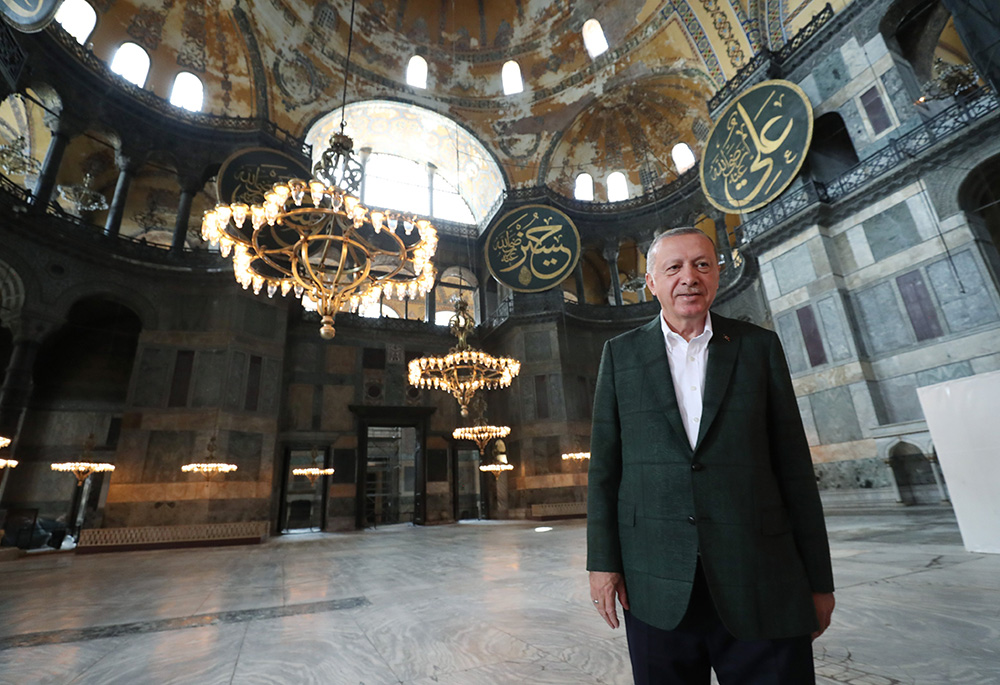 Cumhurbaşkanı Erdoğan Ayasofya’da