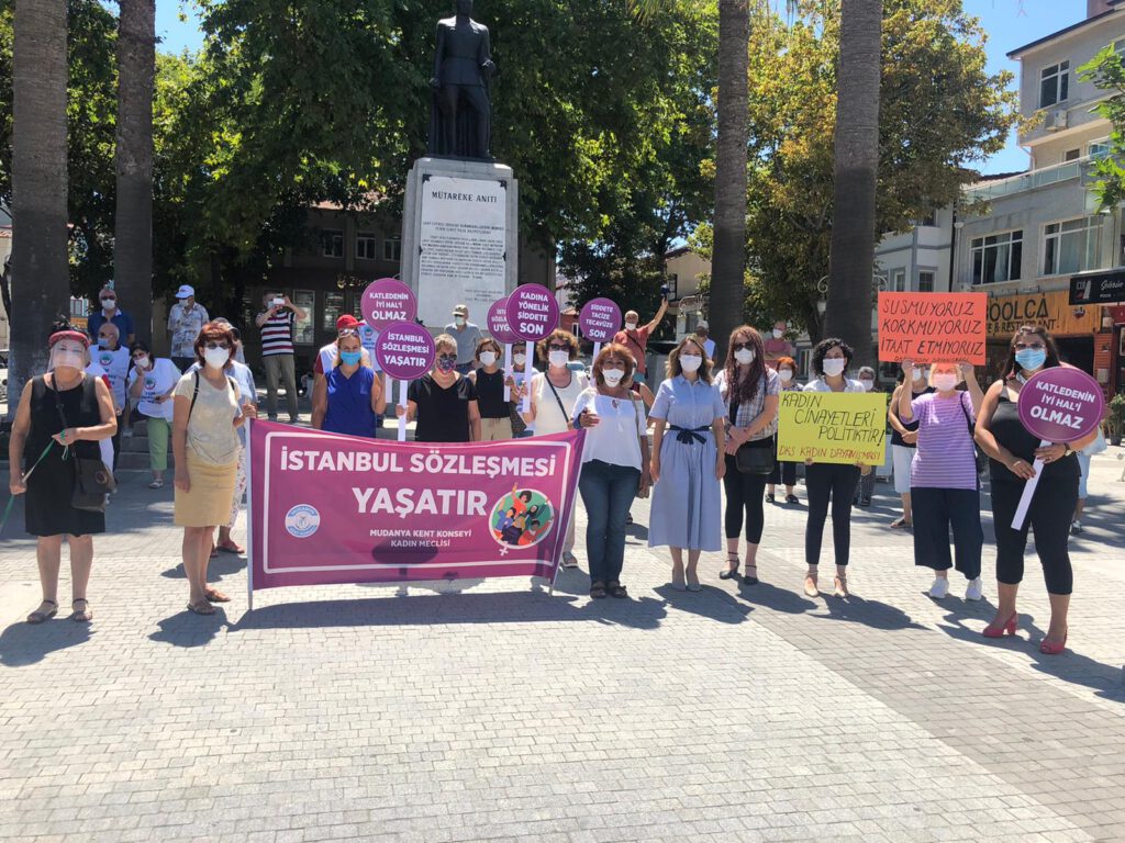 Mudanya Kadın Meclisi’nden İstanbul Sözleşmesi’ne destek