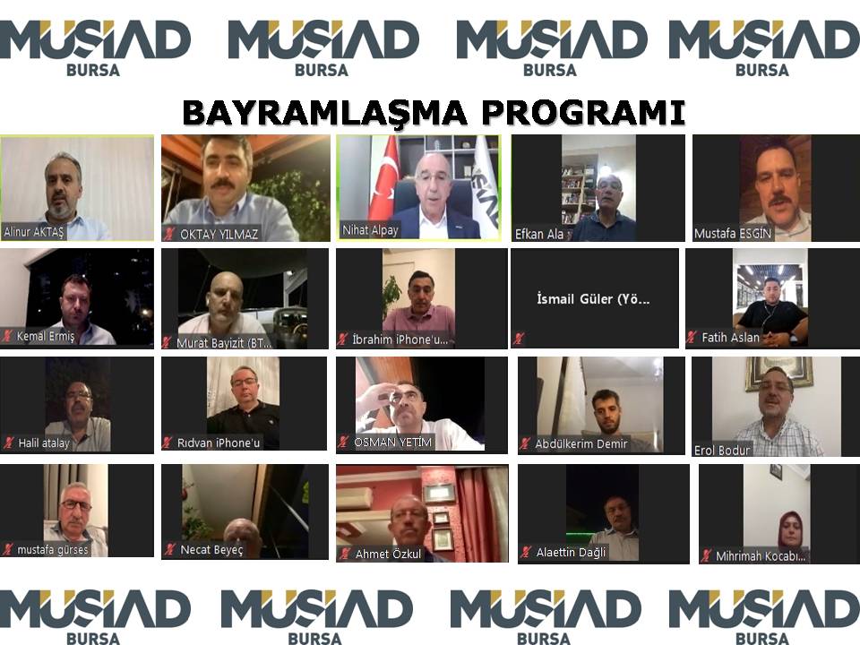 MÜSİAD ailesinden online bayramlaşma