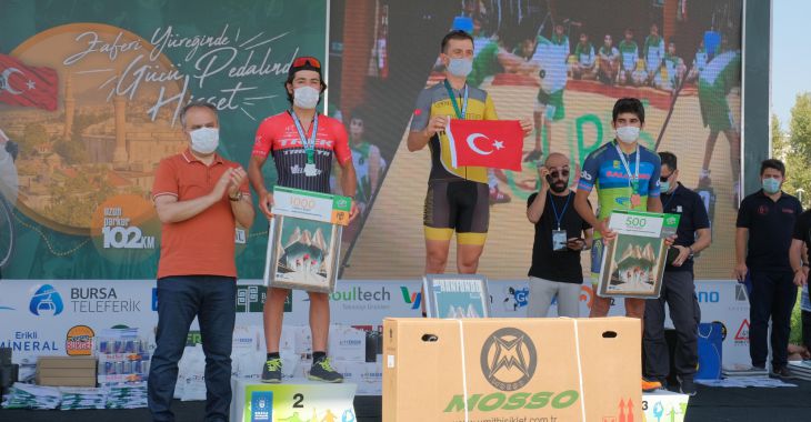 GranFondo Bursa Uluslararası Bisiklet Yarışı’nın kazananları belli oldu