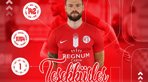 Antalyaspor’da veda ‘ÇEK’isi