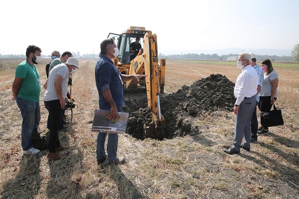 Nilüfer’de toprak analiz çalışmalarına Başkan Erdem katıldı
