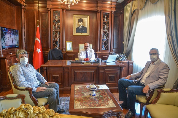 Başkan Özkan’dan Vali Canbolat’a ziyaret