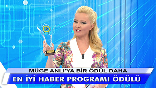 Müge Anlı ödülü kaptı