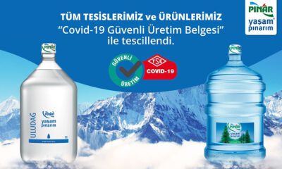 Pınar Su ve İçecek, TSE “COVID-19 Güvenli Üretim Belgesi”ni aldı