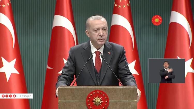 Cumhurbaşkanı Erdoğan Coronavirüs’te yeni tedbirleri açıkladı