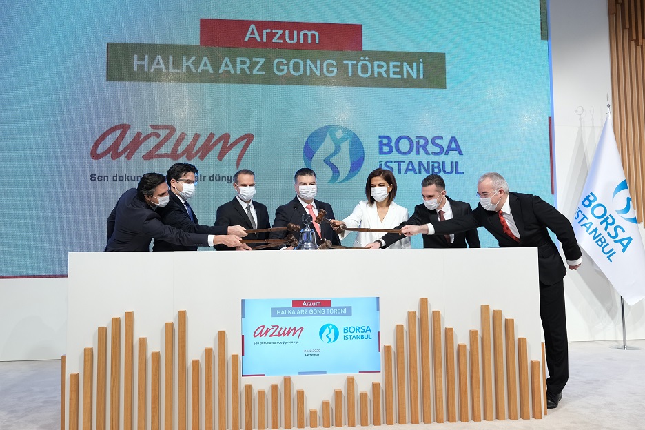 Borsa İstanbul’un gongu Arzum’a çaldı