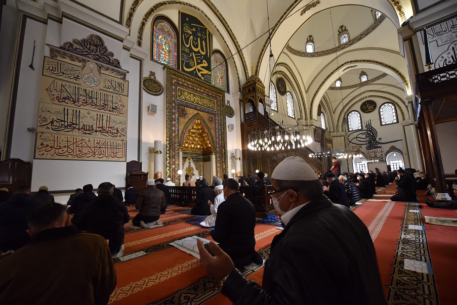 Ulu Cami’de 101 hatim duası okuttular