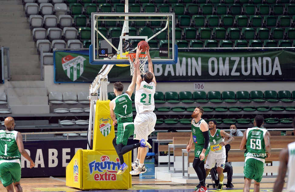 Frutti Extra Bursaspor Avrupa’da ilk kez güldü: 91-90