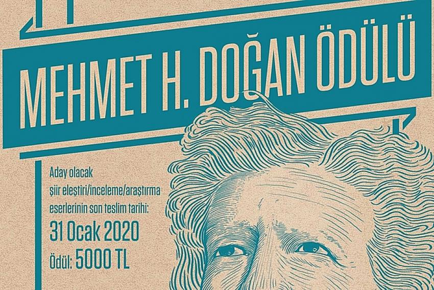 Mehmet H. Doğan Ödülü için başvuru başladı