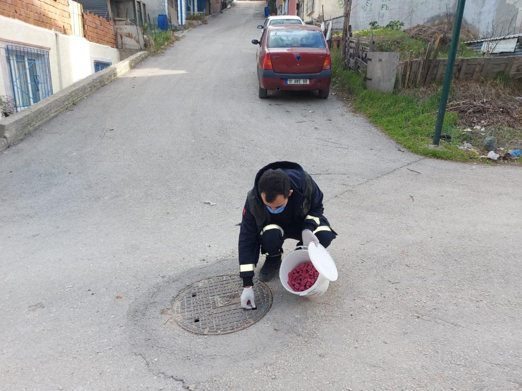 Osmangazi’de haşere mesaisi