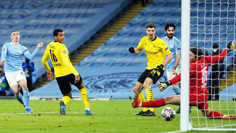 Manchester City, Dortmund’dan avantajı kaptı