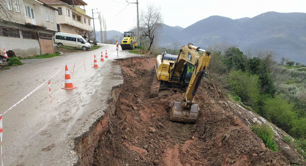 Bursa’da heyelanın yaraları sarılıyor