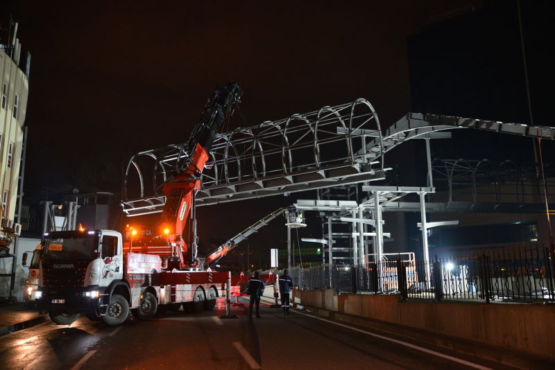 Bursa’da T2 tramvay hattında çalışmalar devam ediyor