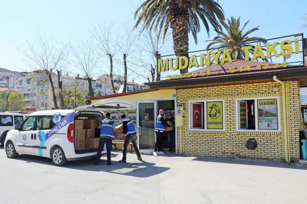 Mudanya Belediyesi şoför esnafıyla dayanışma içinde