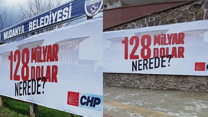 “128 milyar dolar nerede?” afişi tekrar asıldı