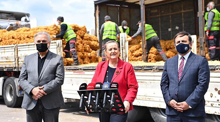 İstanbul Valiliği’nden patates karşılama töreni