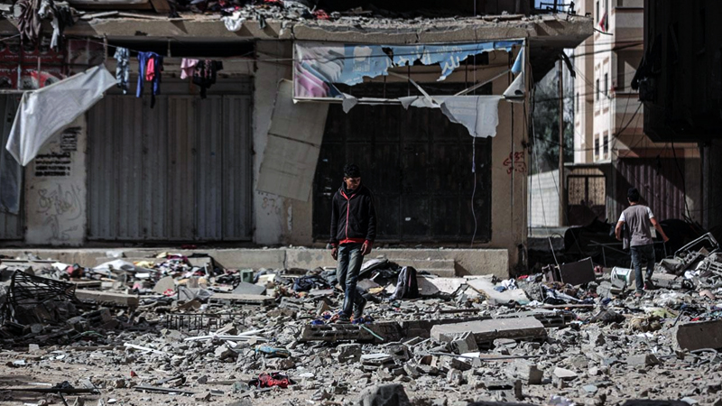 Biden, Gazze’nin tekrar inşası için destek yapılacağına dair söz verdi