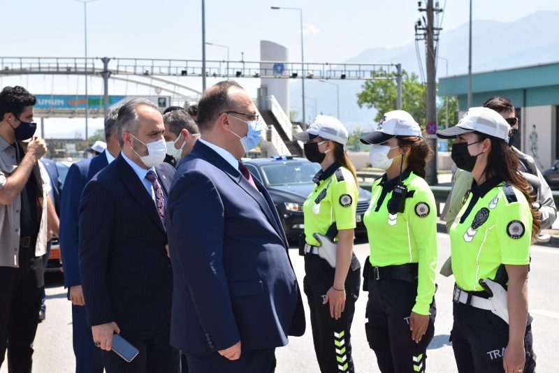 Görev başındaki personel bayramda unutulmadı