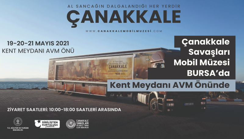 Çanakkale Savaşları Mobil Müze Tırı Bursa’da