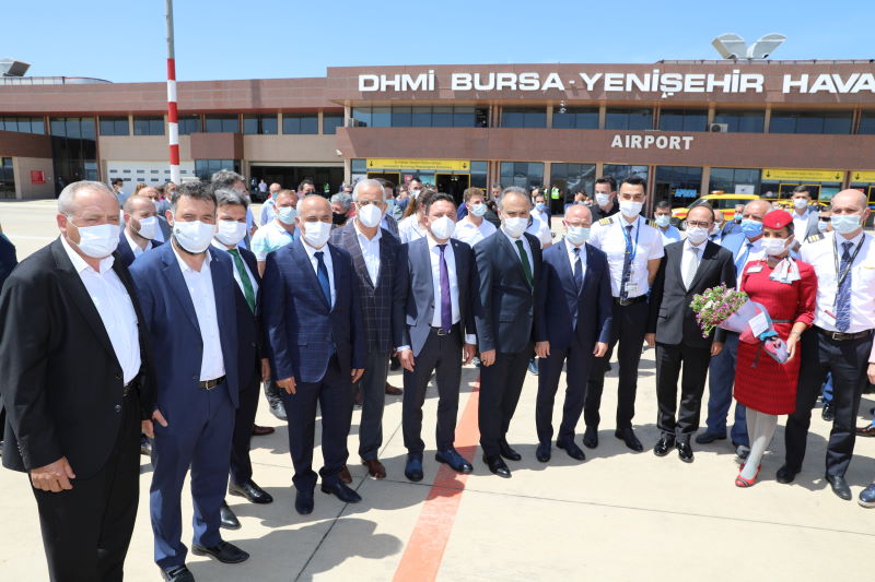 Yenişehir Havaalanı’nda seferler başladı