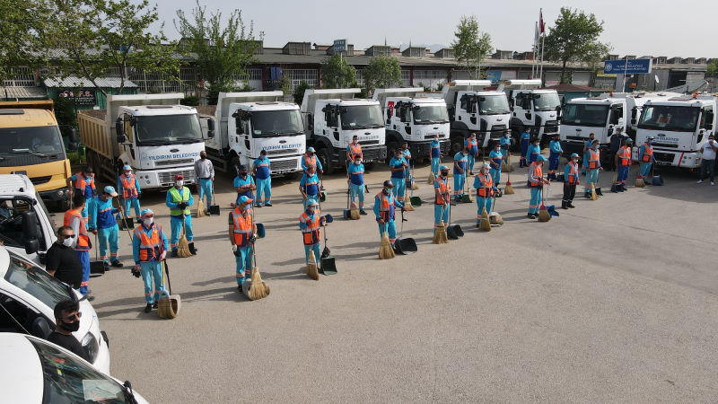 Bursa’da 17 günlük tam kapanma sürecinde hijyen seferberliği