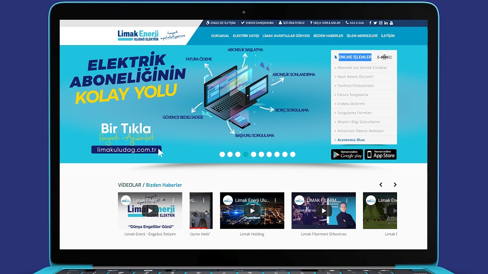 Limak Enerji’den ‘online’ hizmet