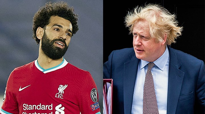 Salah, Johnson’ı etiketleyerek Filistin için çağrıda bulundu