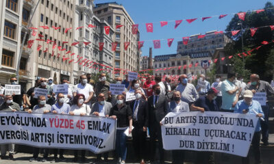 Beyoğlu Belediyesi’nin yüzde 45’lik emlak vergisi zammına protesto