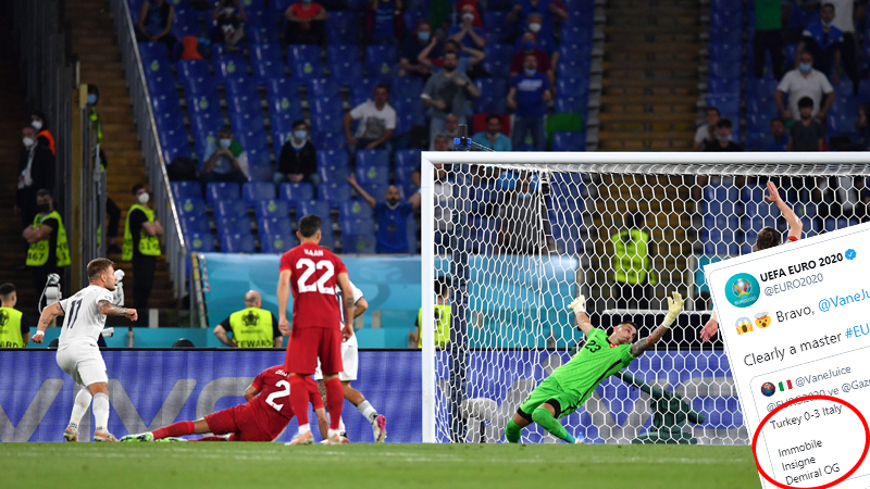 İtalya-Türkiye maçının skorunu bilmekle kalmadı, golleri kimlerin atacağını da doğru tahmin etti!
