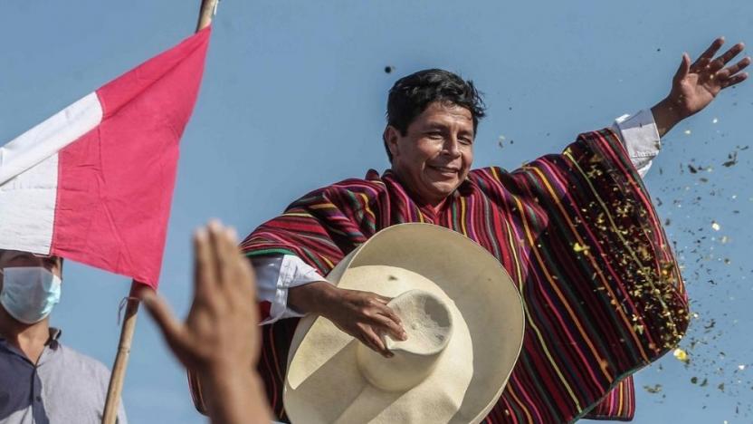 Peru seçiminde Pedro Castillo, zafer ilan etti