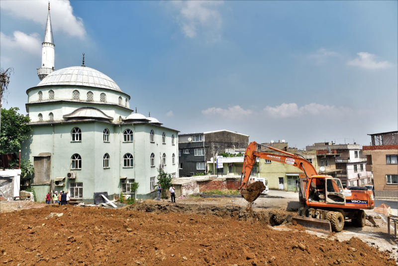 Helvalıpınar Camii’ne Yıldırım dokunuş